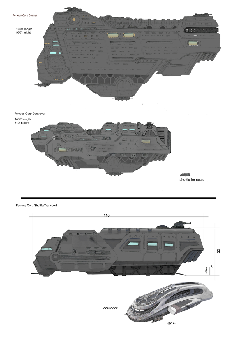 Illustration for article titled Exclusive Dark Matter Concept Art Is Loaded With Glorious Spaceships!